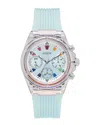 Guess Women's Athena Blue Dial Watch In Blue