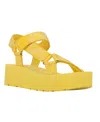 Guess Women's Avin Logo Sport Sandals In Yellow