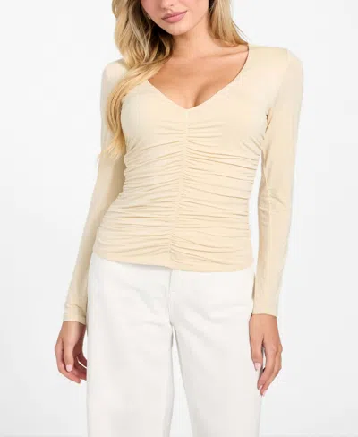 GUESS WOMEN'S AYLEEN LONG SLEEVES TOP