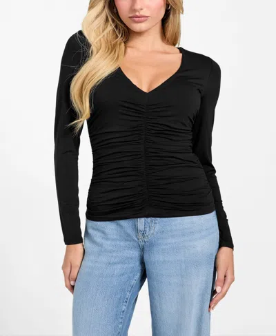 GUESS WOMEN'S AYLEEN LONG SLEEVES TOP