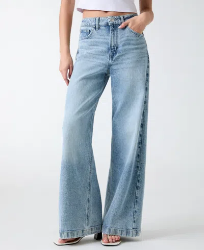 Guess Women's Bellagio Wide-leg Jeans In Blue
