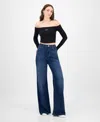 Guess Women's Bellflower Wide-leg Jeans In Blue