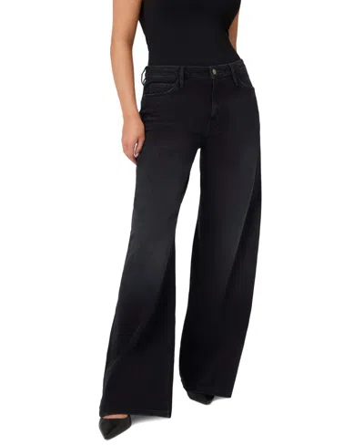 Guess Women's Bellflower Wide-leg Jeans In Lefty Black