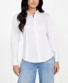 Guess Cassidy Button-up Shirt In White