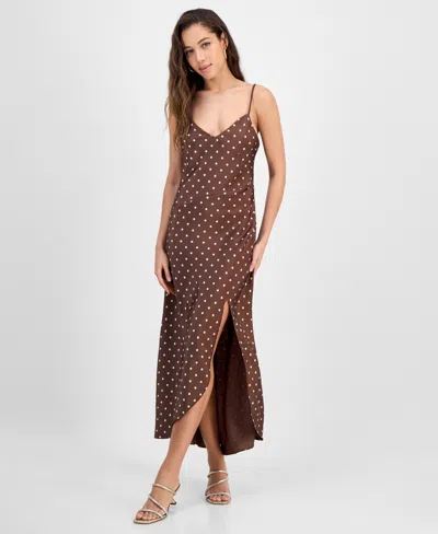 Guess Women's Cemona Printed Faux-wrap Sleeveless Dress