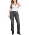 Guess Charlotte Ruched Top In Pure White
