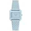 Guess Women's Analog Blue Silicone Watch 32mm In Blue