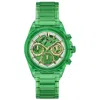 Guess Women's Classic Green Dial Watch In Green