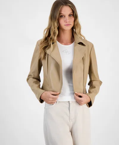 Guess Women's Clemence Faux-leather Moto Jacket
