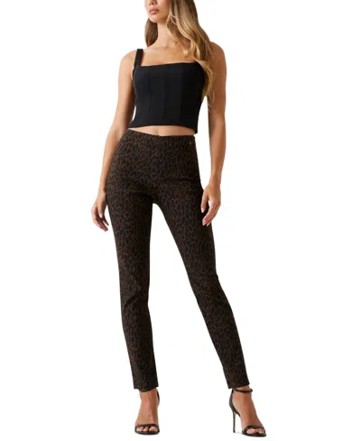 Guess Women's Creta Stretch High Rise Pants In Black
