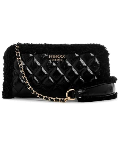 Guess Women's Cristi Top Zip Crossbody Bag In Black