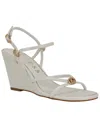 Guess Devve Slingback Wedge Sandal In White