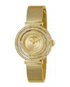 Guess Women's Dream Gold Dial Watch In Gold