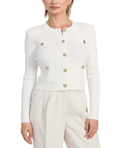 GUESS WOMEN'S EMMIE BUTTON-FRONT CARDIGAN