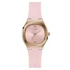 Guess Women's Eve Pink Dial Watch In Pink