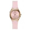 Guess Women's Eve Pink Dial Watch In Pink