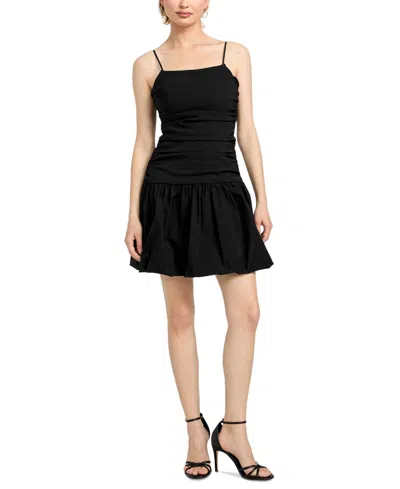 Guess Women's Felicity Bubble-hem A-line Mini Dress