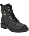 Guess Fellini Combat Boot In Black
