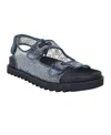 Guess Women's Frella Round Toe Sandals In Medium Blue