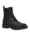 Guess Women's Fynli Double Gore Chelsea Booties In Black