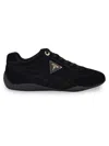 Guess Women's Gabiey Suede Logo Low-top Sneakers In Black