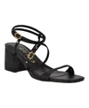 Guess Galeon Ankle Strap Sandal In Black