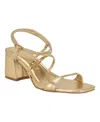 Guess Galeon Ankle Strap Sandal In Gold