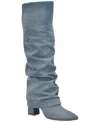 Guess Geima Pointed Toe Slouch Foldover Boot In Multi