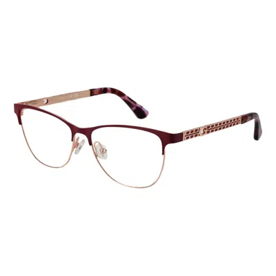 Guess Purple Women Glasses Frame In Gold