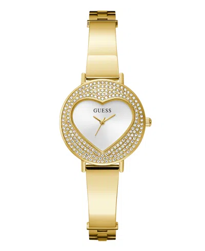 Guess Women's Gold-tone Glitz Analog Watch, 30mm