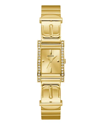 Guess Women's Gold -tone Stainless Steel Watch 43 Mm X 42 Mm