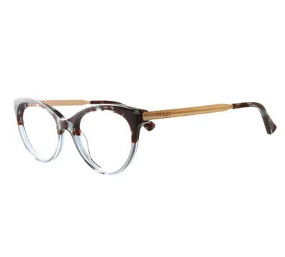 Guess Women's Gu2462 Eyeglasses In Tortoise/ Blue In Multi