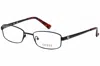 Guess Women's Gu2524 Eyeglasses In Matte Black In Brown