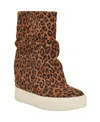 Guess Guinna Hidden Wedge Bootie In Brown