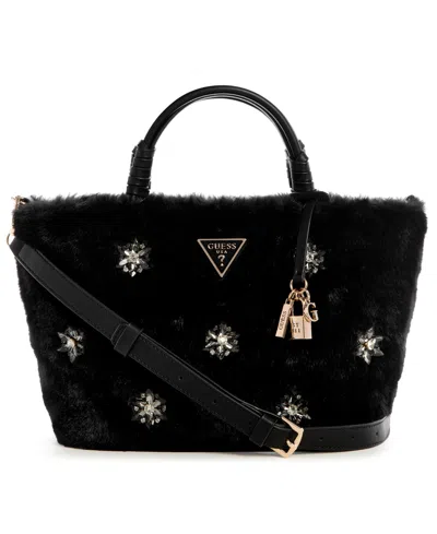 Guess Women's Haida Small Crossbody Tote Bag In Black