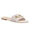 Guess Hammi Slide Sandal In Ivory