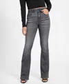 Guess Women's High-rise Flare Corset Jeans In Gray