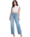 Guess Women's High Rise Straight-leg Jeans In Blue