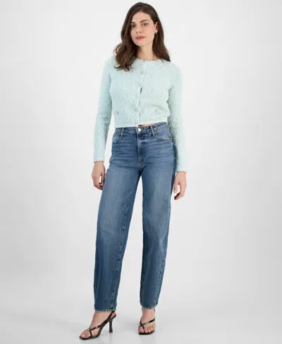 Guess Women's High-rise Tapered-leg Jeans In Huntsville