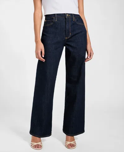 Guess Women's High Rise Wide Leg Jeans In Multi