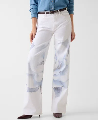 Guess Women's High-rise Wide-leg Jeans In Blue