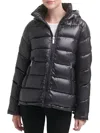 Guess Women's Hooded Puffer Jacket In Black