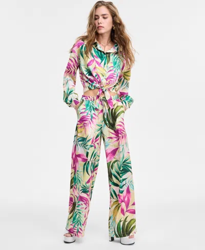 GUESS WOMEN'S INES WIDE-LEG PANTS