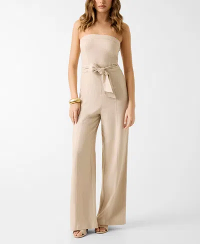 Guess Women's Jackie Wide-leg Jumpsuit In Neutral