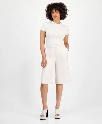 Guess Women's Joandra City Bermuda Shorts In Neutral