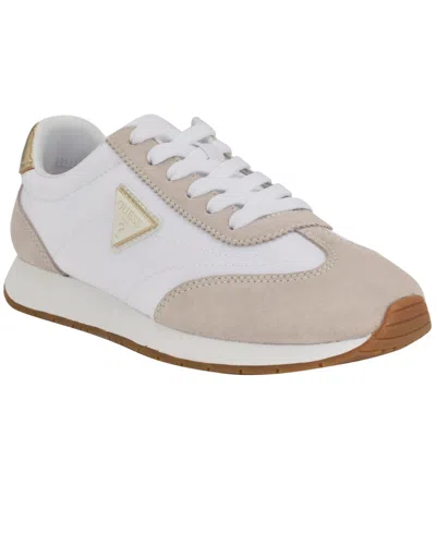 Guess Women's Joggin Lace-up Retro Jogger Sneakers In Brown