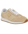Guess Women's Joggin Lace-up Retro Jogger Sneakers In Light Natural,white