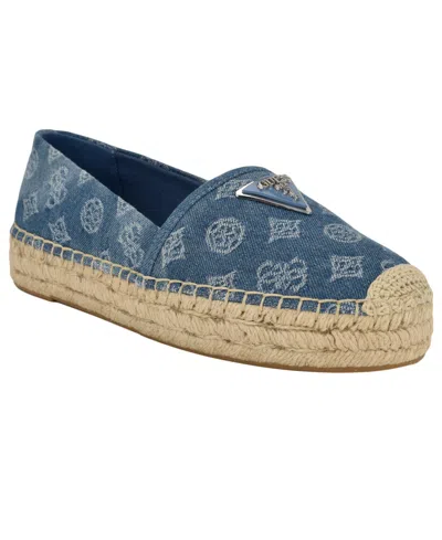 GUESS WOMEN'S JOLANDON PLATFORM ESPADRILLE FLATS