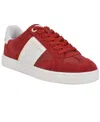 Guess Women's Jrone Lace-up Low Profile Court Sneakers In Red