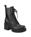 Guess Juel Platform Combat Boot In Black
